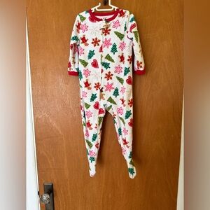 Carter's Festive Red and Green Footie Pajama
